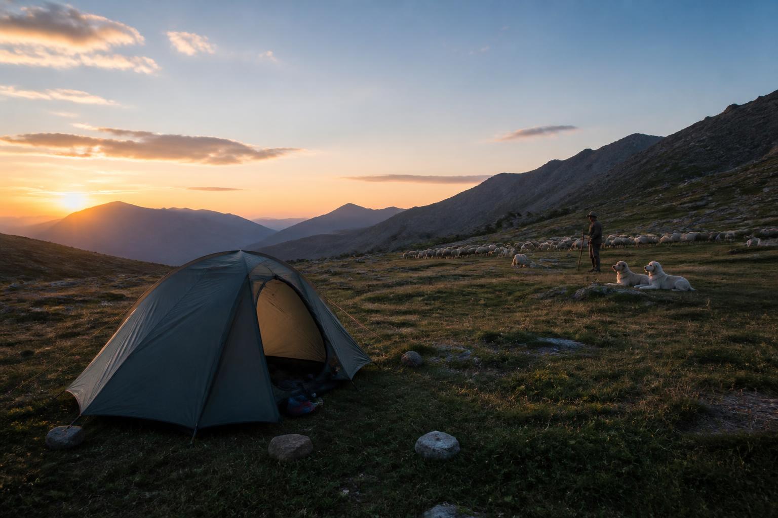 découvrez comment une rencontre inattendue avec un berger dans le queyras à 5h du matin a transformé ma manière de bivouaquer, à travers une conversation riche en conseils et en découvertes.