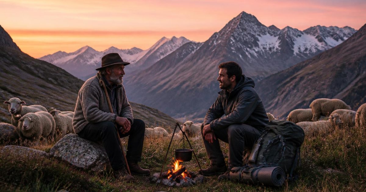 Le berger qui m&rsquo;a réveillé à 5h dans le Queyras : la conversation qui a changé ma façon de bivouaquer