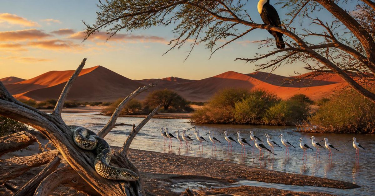 Les oiseaux de Namibie que les ornithologues traversent des milliers de kilomètres pour observer