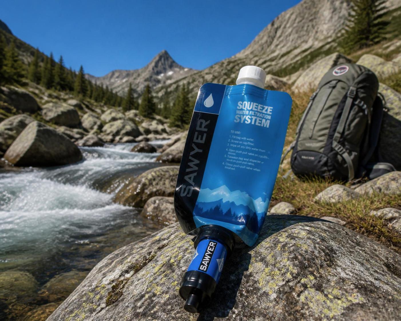 découvrez le test du filtre sawyer squeeze sur trois sources du mercantour et l'expérience unique d'une contamination malgré son efficacité apparente.