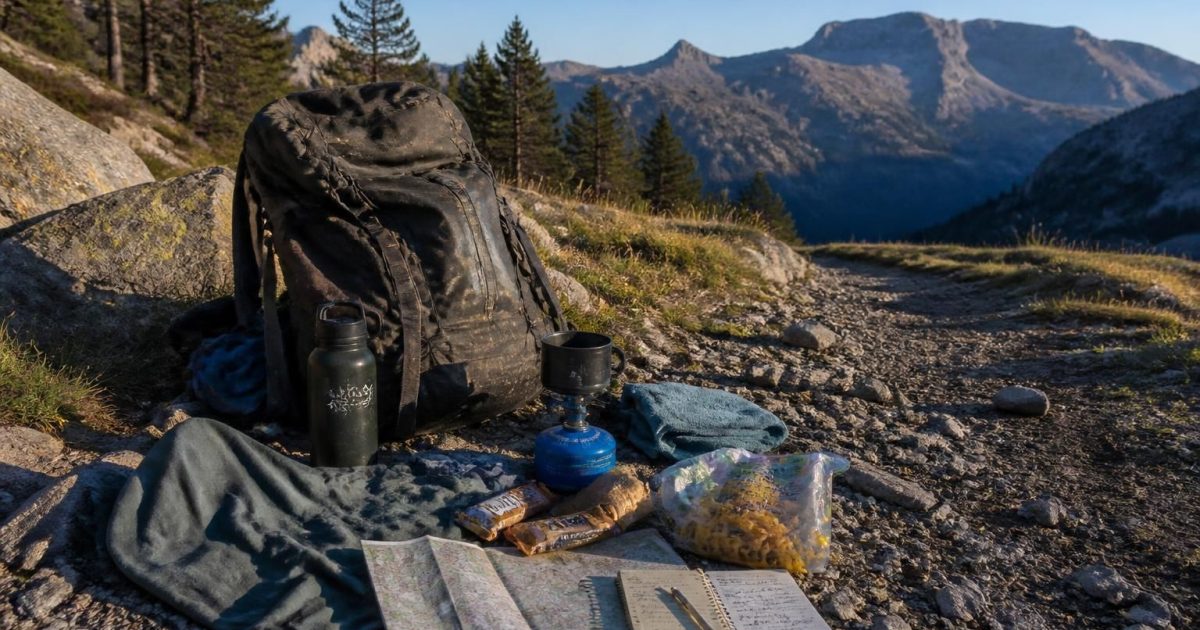 GR54 en autonomie complète : 7 jours sans réapprovisionnement, voici ce qui restait dans mon sac