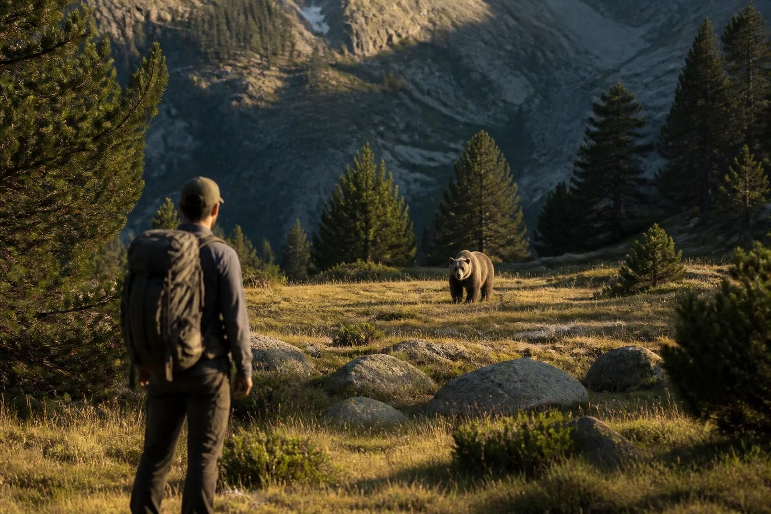 découvrez mon incroyable rencontre avec un ours à seulement 60 mètres dans les pyrénées, les actions que j'ai entreprises et l'erreur de 4 secondes qui a tout changé.