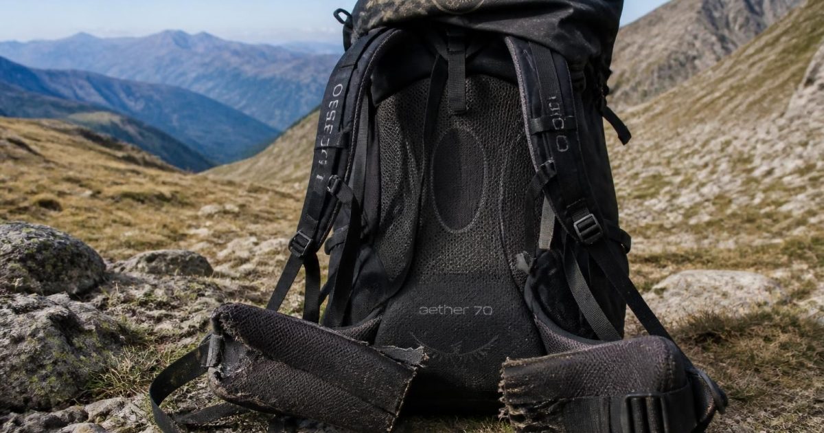 Osprey Aether 70 après 4200km : la sangle ventrale qui m’a lâché en plein col
