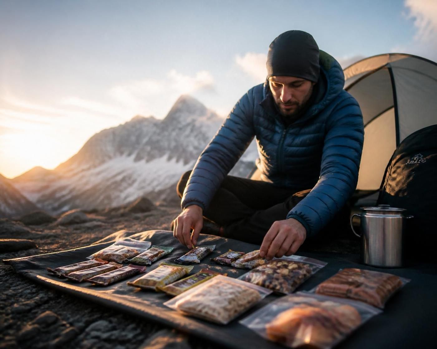 découvrez les résultats de mon test glycémique sur 5 snacks pour bivouac long en randonnée, pour choisir les encas les plus adaptés à votre énergie et santé.