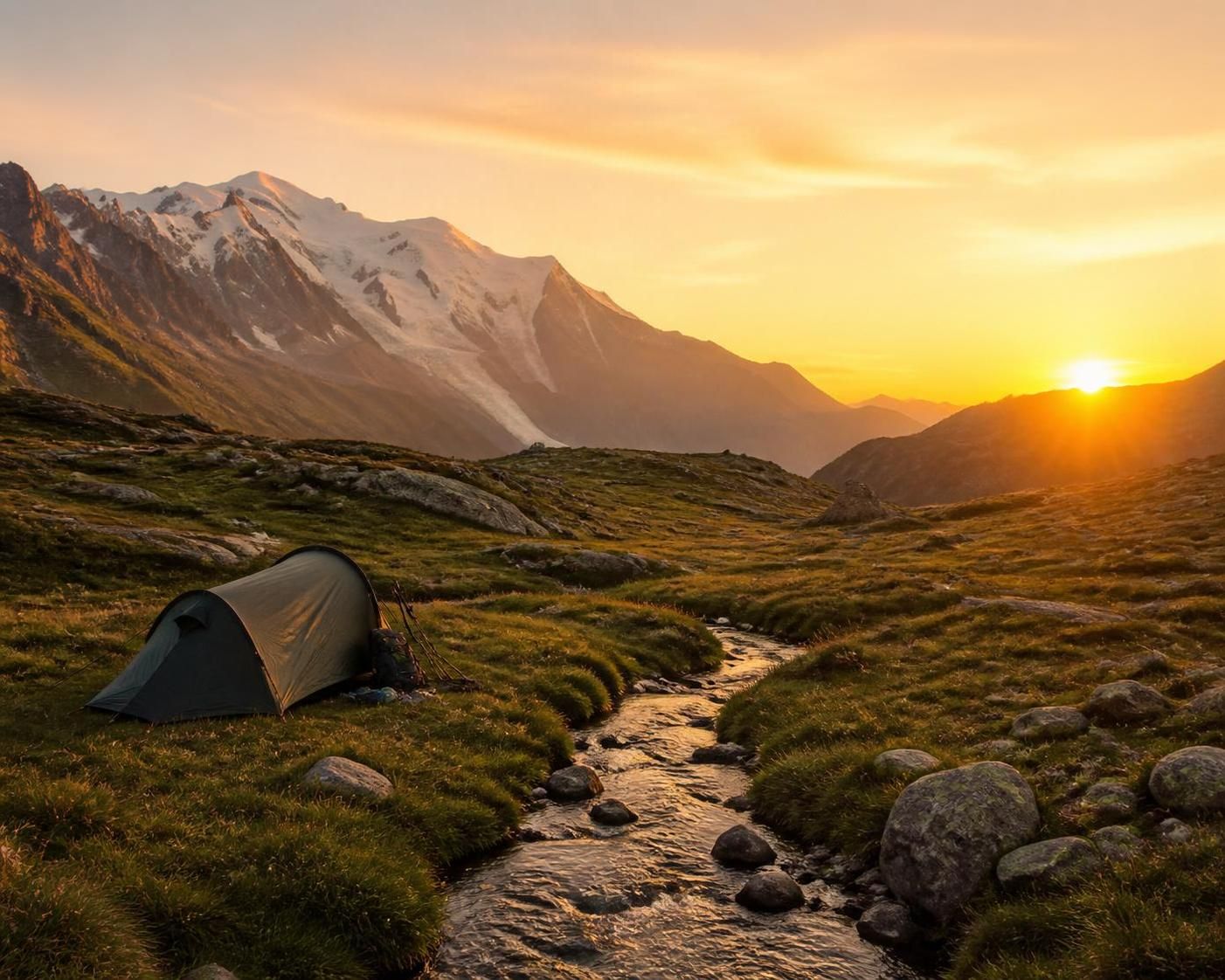 découvrez le point d'eau essentiel de l'étape 4 du tour du mont blanc en bivouac autonome, une étape clé qui m'a sauvé lors de cette aventure unique en pleine nature.