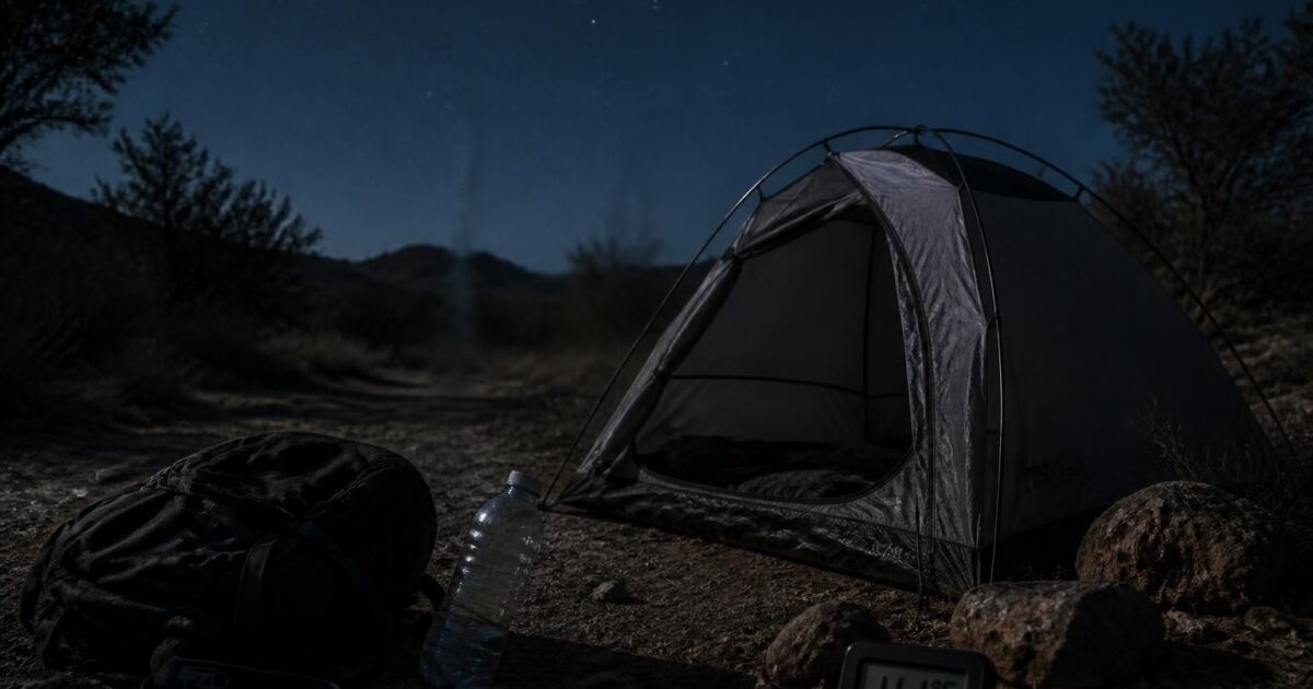 Canicule 2024 en bivouac : la nuit où ma tente a atteint 41°C à 3h du matin
