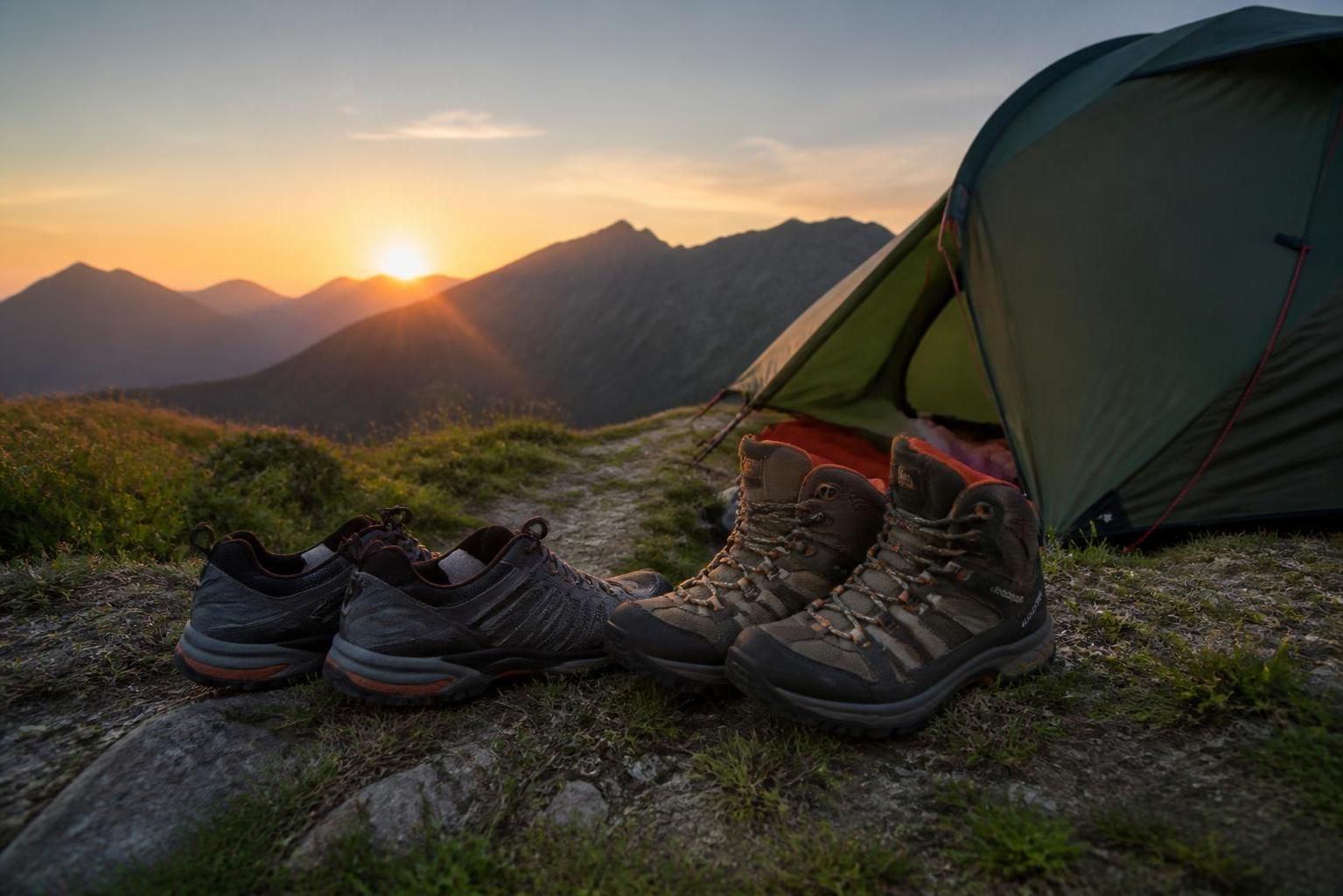 découvrez notre comparaison entre chaussures basses et mid lors d'une randonnée de 380 km avec bivouac sur le parcours 3 gr. analyse terrain, confort et performance détaillés pour vous aider à choisir le meilleur équipement.