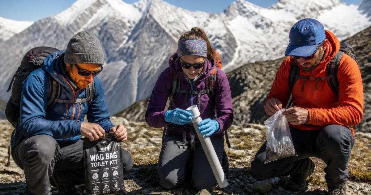 Ramasser ses excréments en haute montagne : test sur 3 systèmes (WAG bag, tube PVC, sachet maison)