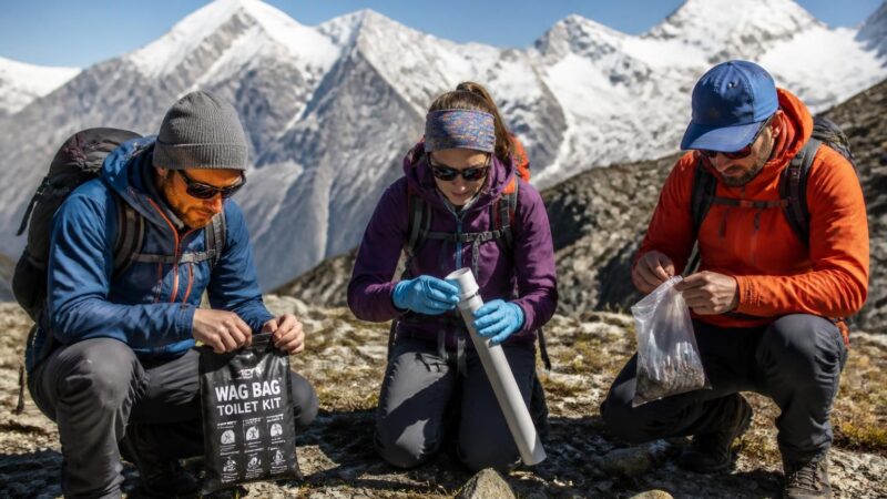 Ramasser ses excréments en haute montagne : test sur 3 systèmes (WAG bag, tube PVC, sachet maison)