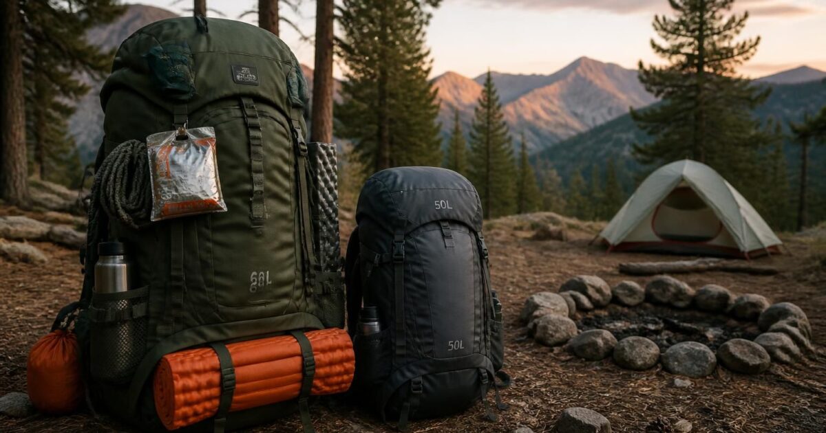 Sac 65L vs 50L pour bivouac 4 jours : pourquoi je suis revenu au plus grand