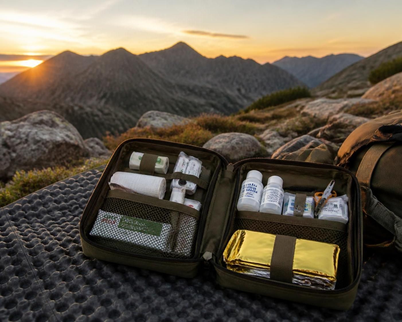 découvrez ce que j'ai réellement utilisé lors de 80 nuits en bivouac dans ma trousse de premiers secours, comparé à ce que je portais initialement, pour optimiser votre préparation en plein air.